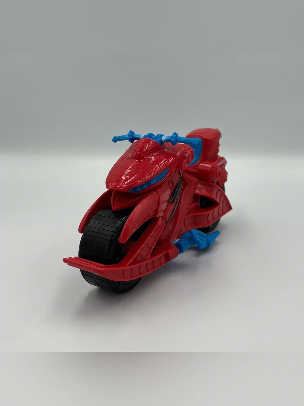 RARE Spider-Man Figure Toy Lot- Hasbro Spiderman Motorcycle + Reveal Spidey